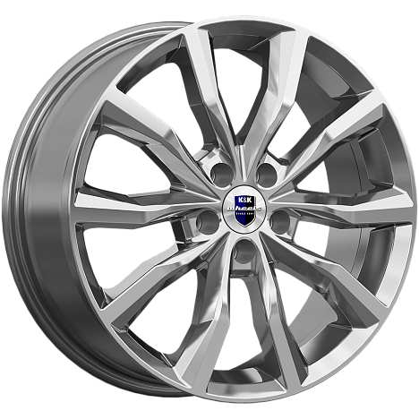 K&K KC906-dpl Портер 18x7.5" 5x114,3мм DIA 66.1мм ET 45мм дарк платинум / Тёмно-графитовый от магазина Империя шин