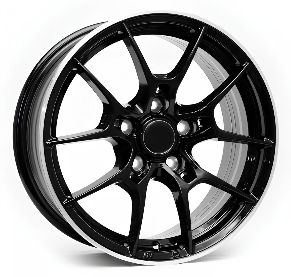 16" 4*100 7,0 ET38 67,1 ANZ-0447 Matt Black Milling от магазина Империя шин