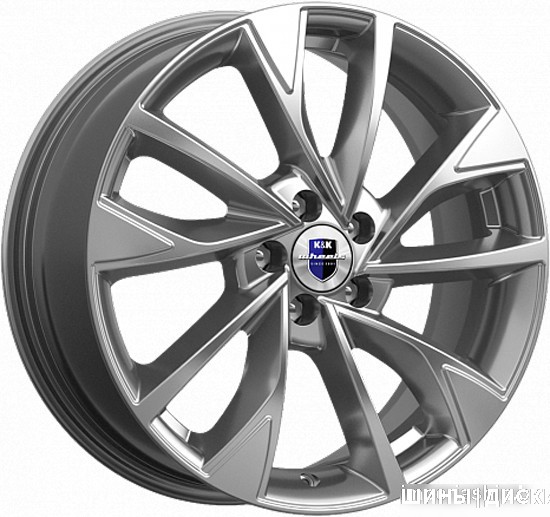 K&K Роквуд 17x7" 5x115мм DIA 70.2мм ET 40мм Дарк платинум от магазина Империя шин