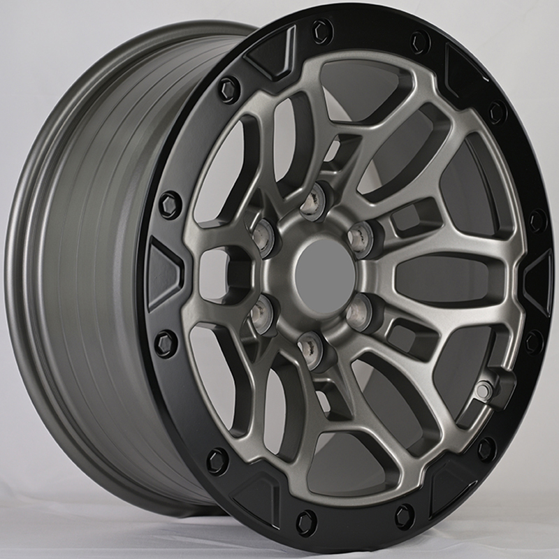 RGW Wheels DH023 18x9.0" 6x139,7 DIA 78.1мм ET 19мм Matte Gunmetal With Black Bead Ring