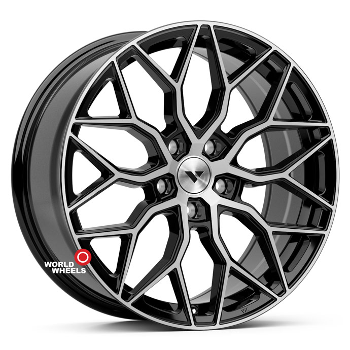 HFT 611 HFT R17 17x7.5" 5x108мм DIA 63.4мм ET 38мм Black Machined (BP) от магазина Империя шин