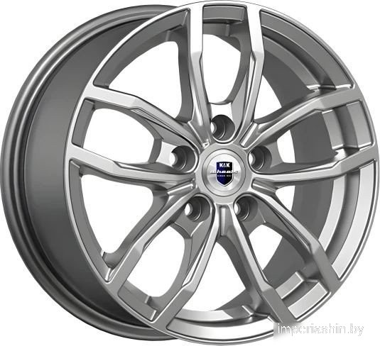 K&K Фрост (KC1048) 15x6.5" 5x110мм DIA 65.1мм ET 35мм дарк платинум от магазина Империя шин