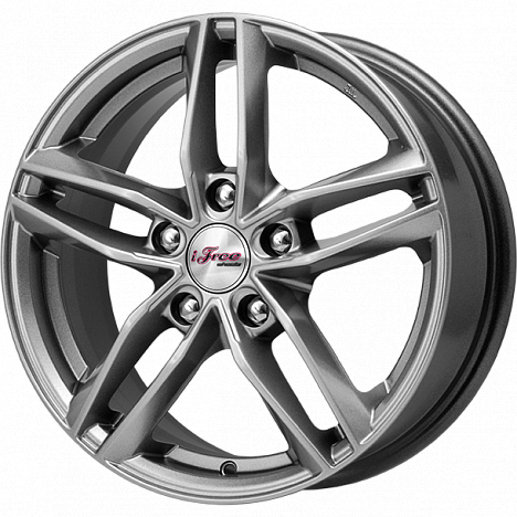 iFree KC689-hw Moskva 16x6.5" 5x114,3мм DIA 66.1мм ET 40мм Хай вэй / Графитовый от магазина Империя шин
