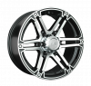 LS LS473 17x8" 6х139.7мм DIA 110.5мм ET 10мм BKF