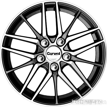 Carwel Лача 16x6.5" 5x114.3мм DIA 66.1мм ET 40мм AB от магазина Империя шин