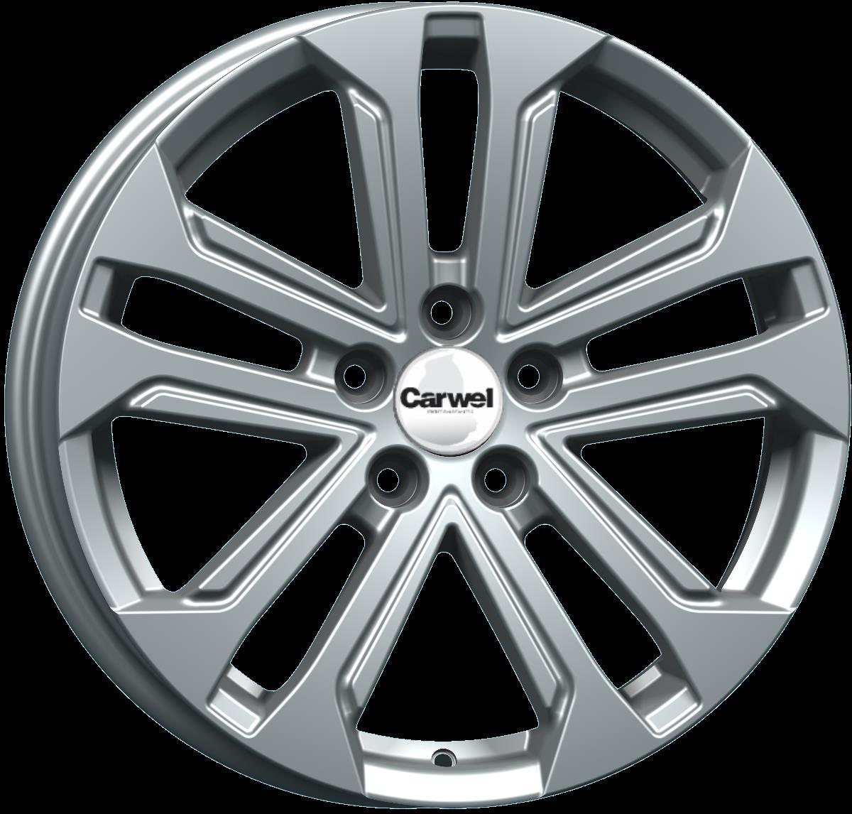 Carwel Витус 244 (Omoda C5) 18x7" 5x108мм DIA 60,1мм ET 33мм SB / Насыщенный серебристый металлик от магазина Империя шин