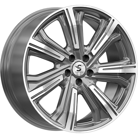 K&K КР1067-mg Kleemann (Voyah Dreem) 20x8.5" 5x120мм DIA 66.1мм ET 41.5мм Diamond Quartz / Тёмно-графитовый с полировкой
