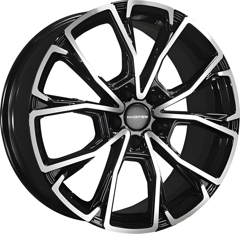 Carwel 1907-blf 19x7.5" 5x120мм DIA 59.5мм ET 41мм BLF / Чёрный с алмазной проточкой