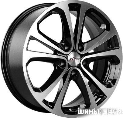 X'trike X-113 17x7" 5x115мм DIA 70.2мм ET 41мм BK/FP от магазина Империя шин
