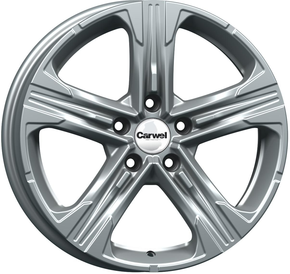 Carwel Алтор 240 (Tiguan) 17x7" 5x112мм DIA 57.1мм ET 40мм SB / Насыщенный серебристый металлик от магазина Империя шин