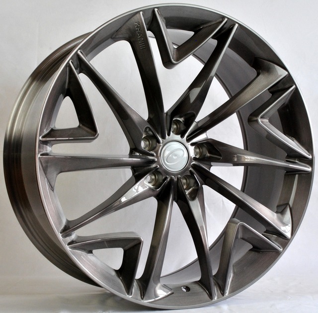 ABWheels TS-3017 R22 10J 5x120 ET40 DIA72.5 Black Brush (ковка)