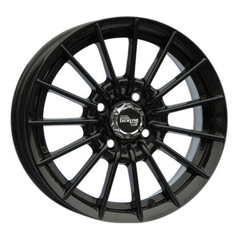 Tech Line 302-bl 13x5.5" 4x98мм DIA 58.6мм ET 28мм BL / Чёрный от магазина Империя шин