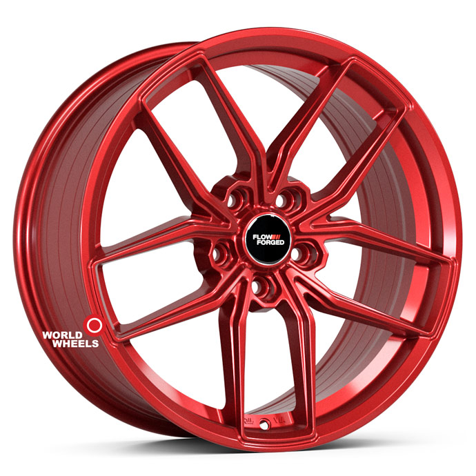 HFT FF 521 R18 18x8" 5x114.3мм DIA 67.1мм ET 40мм Candy Red (RED) от магазина Империя шин