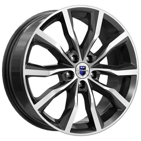 K&K KC906-mb Портер 18x7.5" 5x115мм DIA 70.2мм ET 40мм алмаз чёрный от магазина Империя шин