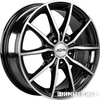 X'trike X-111 15x6.5" 5x114.3мм DIA 54.1мм ET 38мм BK/FP от магазина Империя шин
