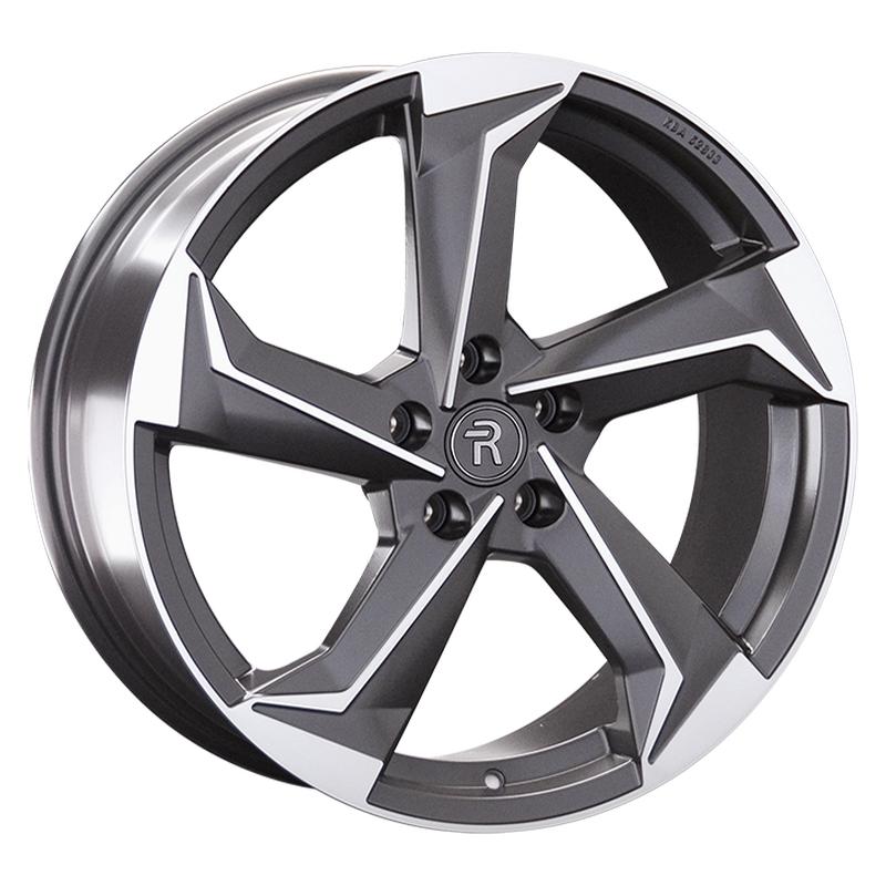 Audi A251-mg 20x9" 5x112мм DIA 66.6мм ET 28мм GMF / графитовый с полировкой от магазина Империя шин