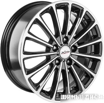 X'trike X-136 17x7" 5x105мм DIA 56.6мм ET 38мм BK/FP от магазина Империя шин