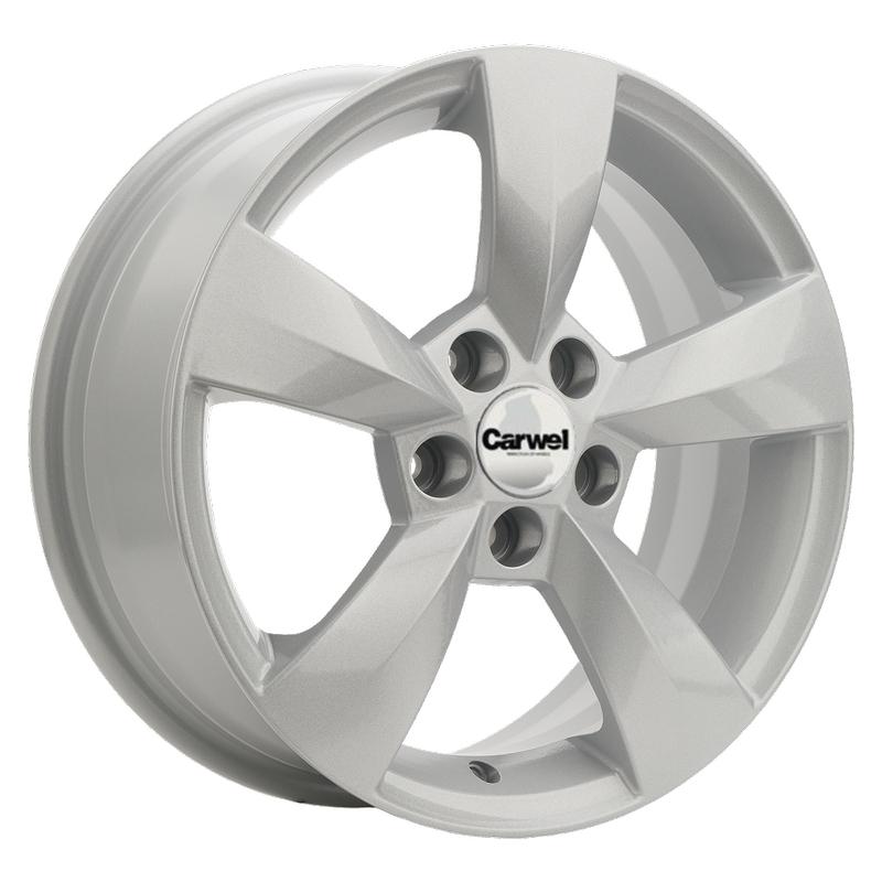 Carwel Кета 1504 (Rapid) 15x6" 5x100мм DIA 57.1мм ET 38мм SLT / Серебристый от магазина Империя шин