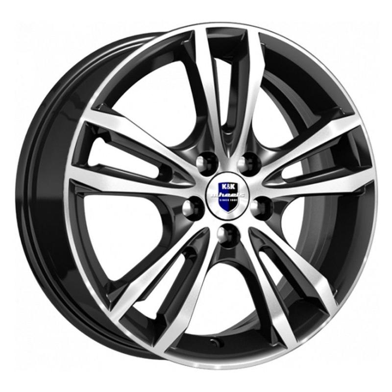 K&K KC866-mb Samara Оригинал 16x6" 5x114,3мм DIA 67.1мм ET 43мм алмаз чёрный / Чёрный с алмазной проточкой от магазина Империя шин