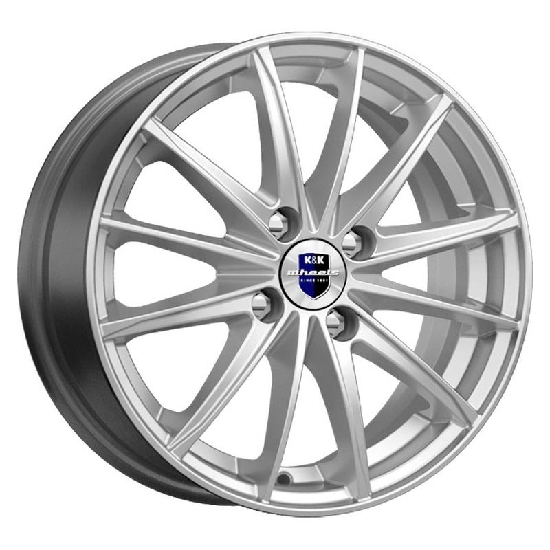 K&K KC884 Пойнт Бланк Оригинал 15x6" 4x100мм DIA 60.1мм ET 50мм сильвер / Серебристый от магазина Империя шин