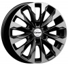 Carwel Печора-ab 258 (Toyota Fortuner) 18x7.5" 6x139,7мм DIA 106.1мм ET 30мм AB / Черный с алмазной проточкой