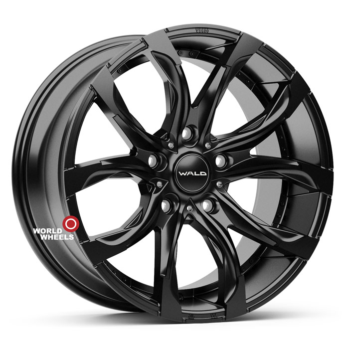 HFT 600 WALD R20 20x10" 5x150мм DIA 110.5мм ET 45мм Matt Black (MB) от магазина Империя шин