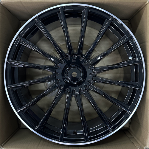 Koko Kuture 0396 20x9.0" 5x112мм DIA 66.6мм ET 34мм Gloss Black With Lip Polish от магазина Империя шин