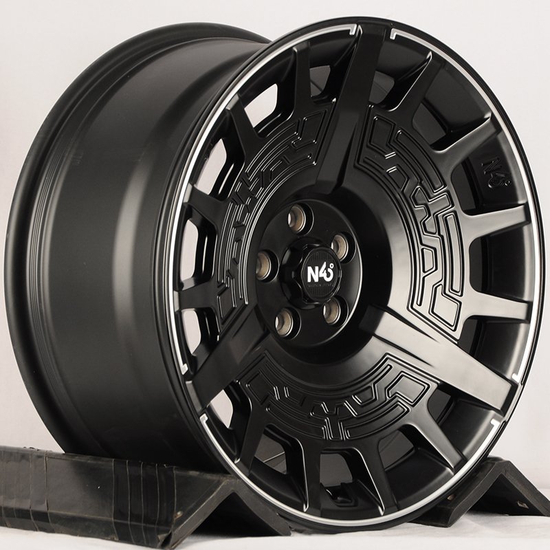 Makstton N40-FF-CK03 18x8.5" 6X139.7 DIA 110мм ET 0мм Matte Black Milling Lip от магазина Империя шин
