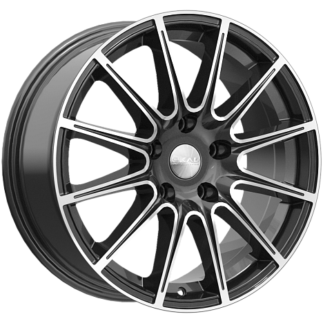 SKAD LeMans-mb 16x7" 5x108мм DIA 67.1мм ET 45мм алмаз / Чёрный с алмазной проточкой от магазина Империя шин