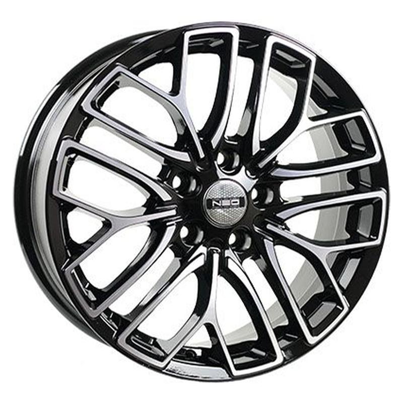 NEO 781-bd 17x6.5" 4x100мм DIA 60.1мм ET 43мм BD / Черный с алмазной проточкой