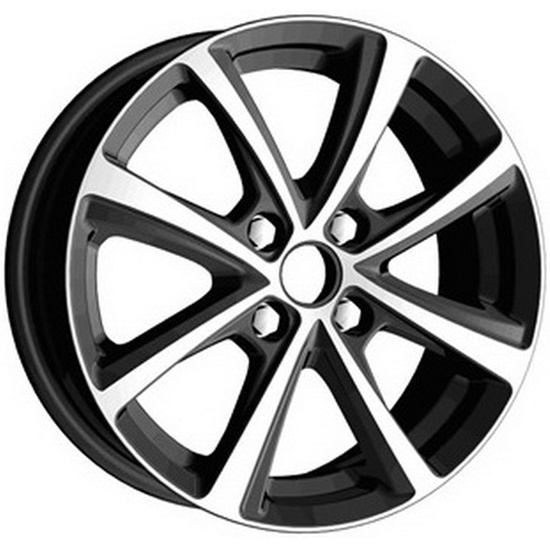 Carwel Акуш-ab 15x6" 4x100мм DIA 54.1мм ET 46мм AB / Черный с полировкой от магазина Империя шин