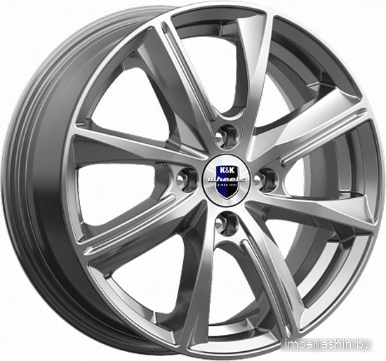 K&K Арнар 15x6" 4x100мм DIA 60.1мм ET 50мм Дарк платинум от магазина Империя шин