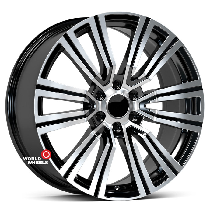 KoKo Kuture 316 OEM R22 22x8.5" 6x139.7мм DIA 95.1мм ET 45мм Black Machined (BP) от магазина Империя шин