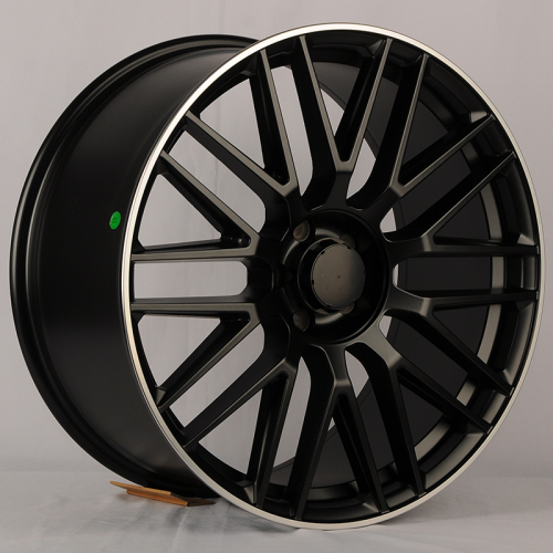 HMD H0932 21x10.0" 5x112мм DIA 66.6мм ET 45мм Matt Black With Lip Polish
