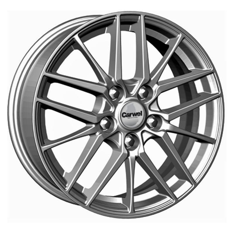 Carwel Лача-gr 16x6.5" 5x114,3мм DIA 60.1мм ET 45мм GR / Графитовый металлик от магазина Империя шин