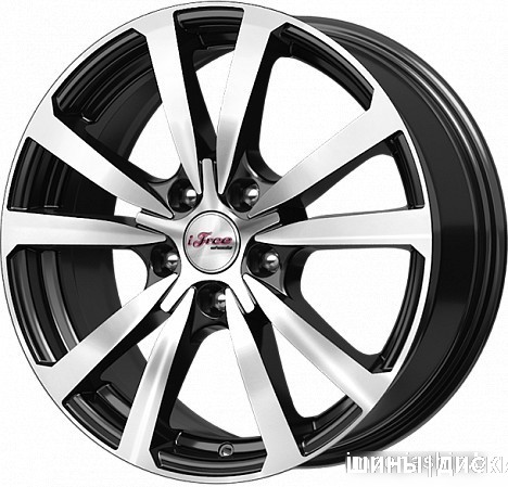 iFree Бэнкс (КС645) 17x7" 5x114.3мм DIA 60.1мм ET 39мм Блэк Джек от магазина Империя шин