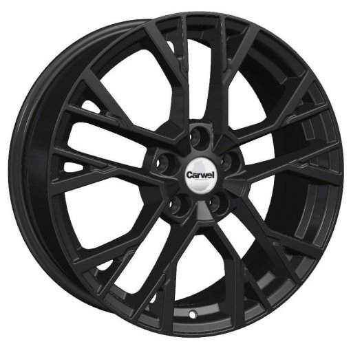 Carwel Камак-bl 1810 (Geely Tugella) 18x7" 5x108мм DIA 63.4мм ET 46мм BL / Чёрный от магазина Империя шин