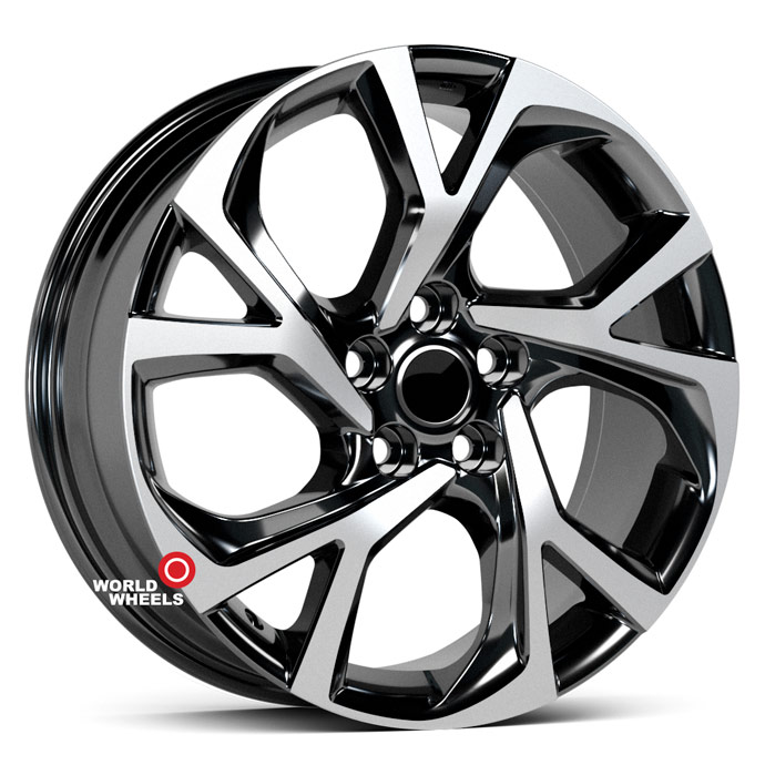 KoKo Kuture 320 OEM R18 18x7" 5x114.3мм DIA 60.1мм ET 50мм Black Machined (BP) от магазина Империя шин