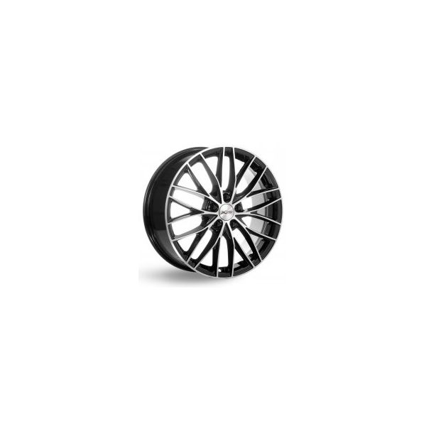 X'trike X-130-mb (Coolray / X50) 18x7.5" 5x114,3мм DIA 54.1мм ET 50мм BK/FP / Чёрный с алмазной проточкой от магазина Империя шин