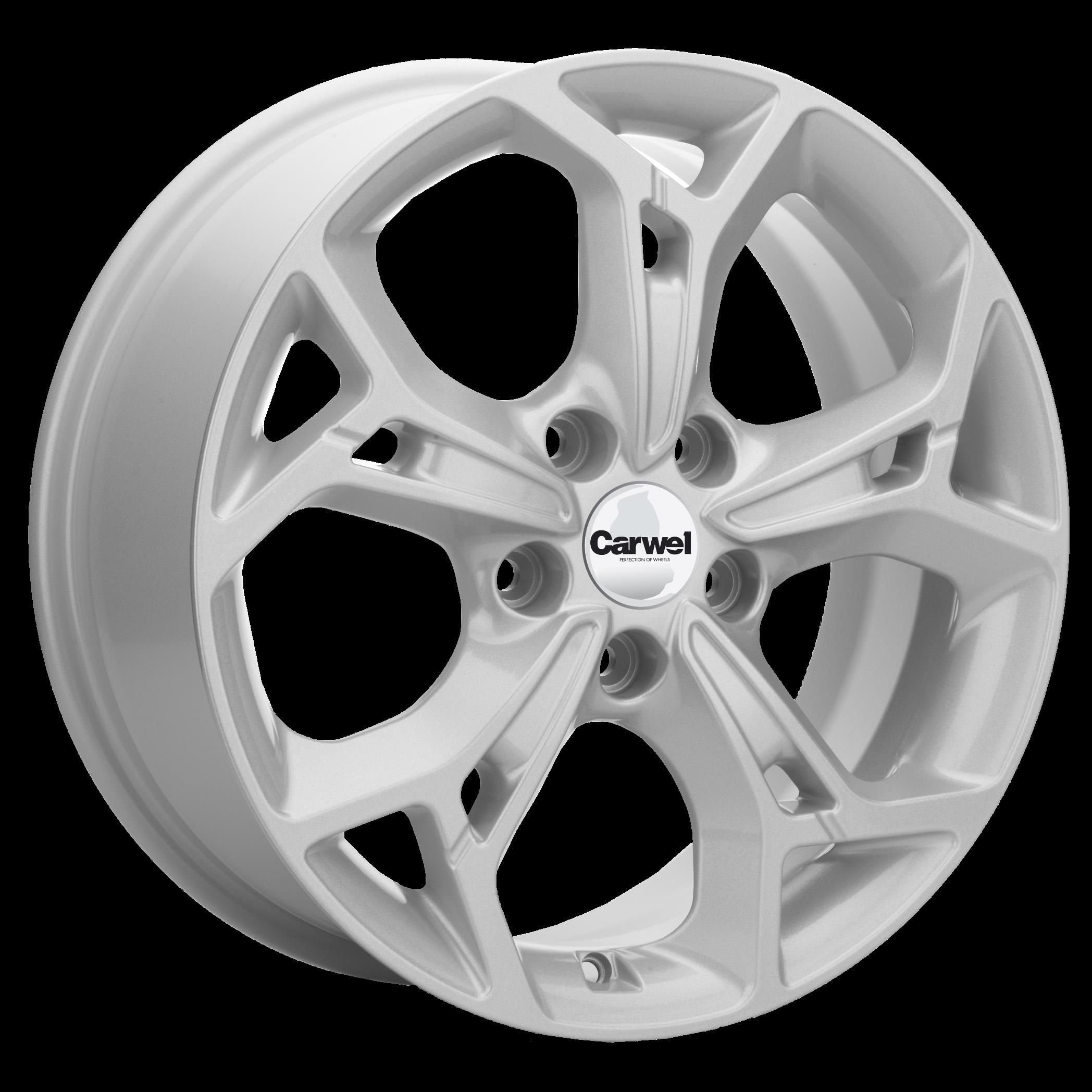 Carwel Синтур 1702 (Octavia) 17x7" 5x112мм DIA 57.1мм ET 49мм SLT / Серебристый от магазина Империя шин