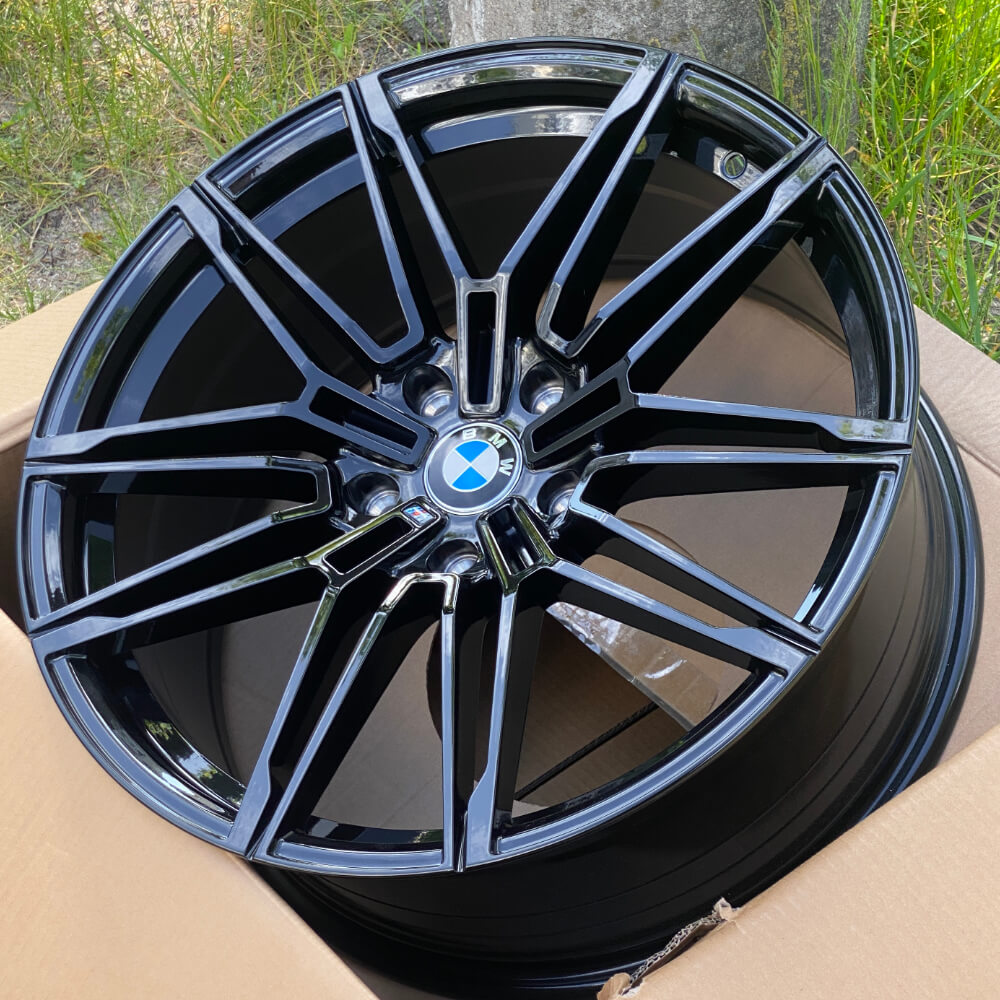 19" 5*112 9,5 ET35 66.45 ANZ-5454(R) BMF Black varnich от магазина Империя шин