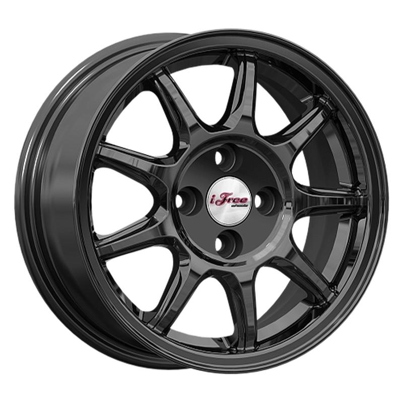 iFree KC1068-bk Эвил 14x5.5" 4x98мм DIA 58.5мм ET 35мм BK / Чёрный глянцевый