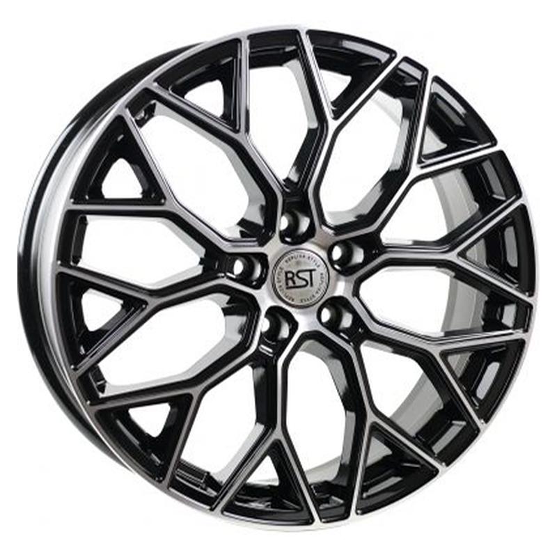 RST R059-bd (Mazda) 19x7" 5x114,3мм DIA 67.1мм ET 45мм BD / Черный с полировкой от магазина Империя шин