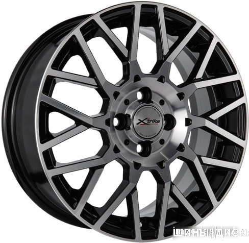 X'trike X-125 16x6.5" 4x100мм DIA 60.1мм ET 48мм BK/FP от магазина Империя шин