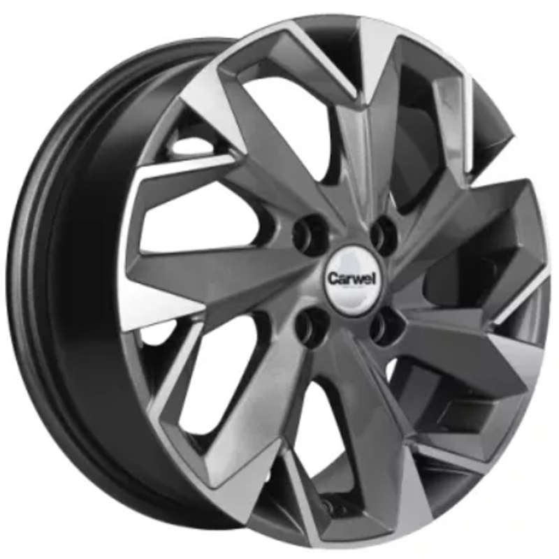 Carwel Ильмень-gr 1508 (X-Ray / Logan) 15x6" 4x100мм DIA 60.1мм ET 40мм GRT / Графитовый от магазина Империя шин