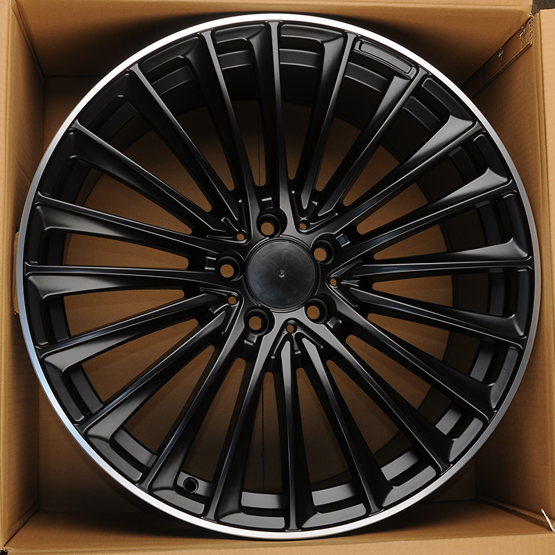 Powcan Y5909B 20x8.5" 5x112мм DIA 66.6мм ET 35мм Matt Black Machined Lip от магазина Империя шин