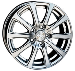 PROMA Колизей-gr 15x6" 5x100мм DIA 57.1мм ET 38мм графит / Графитовый от магазина Империя шин