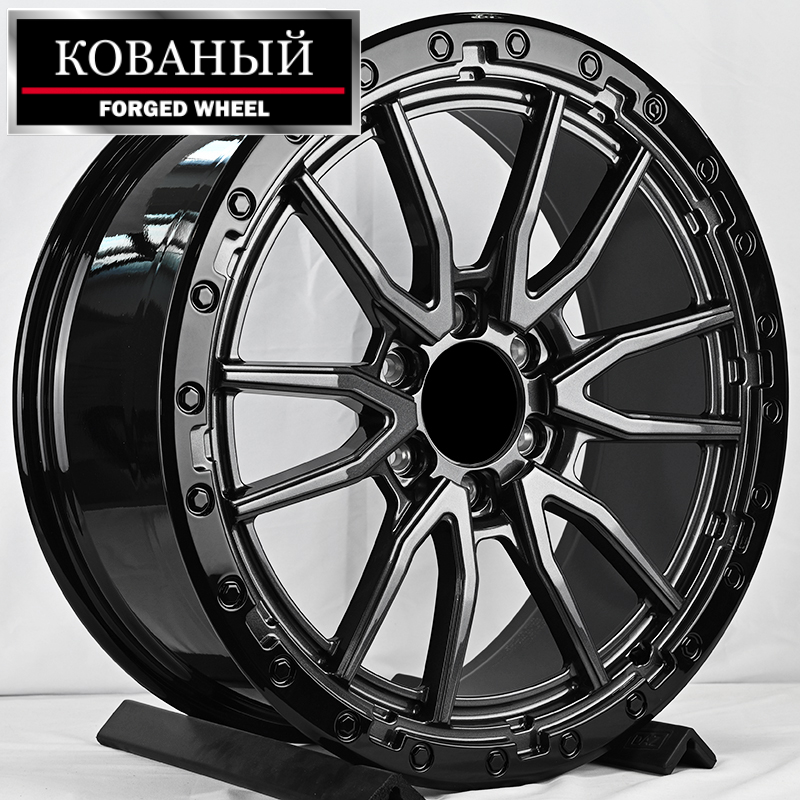 KoKo Kuture YC7811 20x10.0" 6x139.7 DIA 106.1мм ET 15мм Gunmetal w m-blk lbp