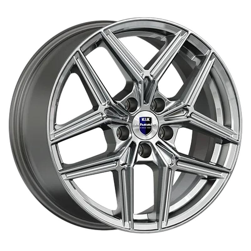 K&K KC1025-dpl Юнион 17x7" 5x114,3мм DIA 60.1мм ET 45мм дарк платинум / Тёмно-графитовый от магазина Империя шин