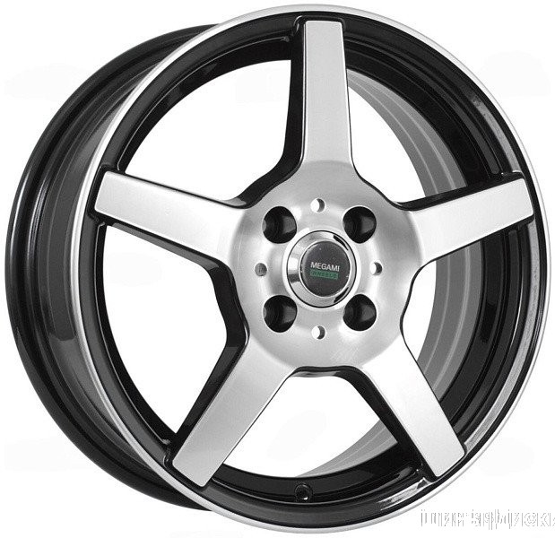 Megami AF-07 15x6" 4x100мм DIA 60.1мм ET 50мм BKF от магазина Империя шин